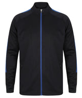 Knitted Tracksuit Top in Navy/Royal
