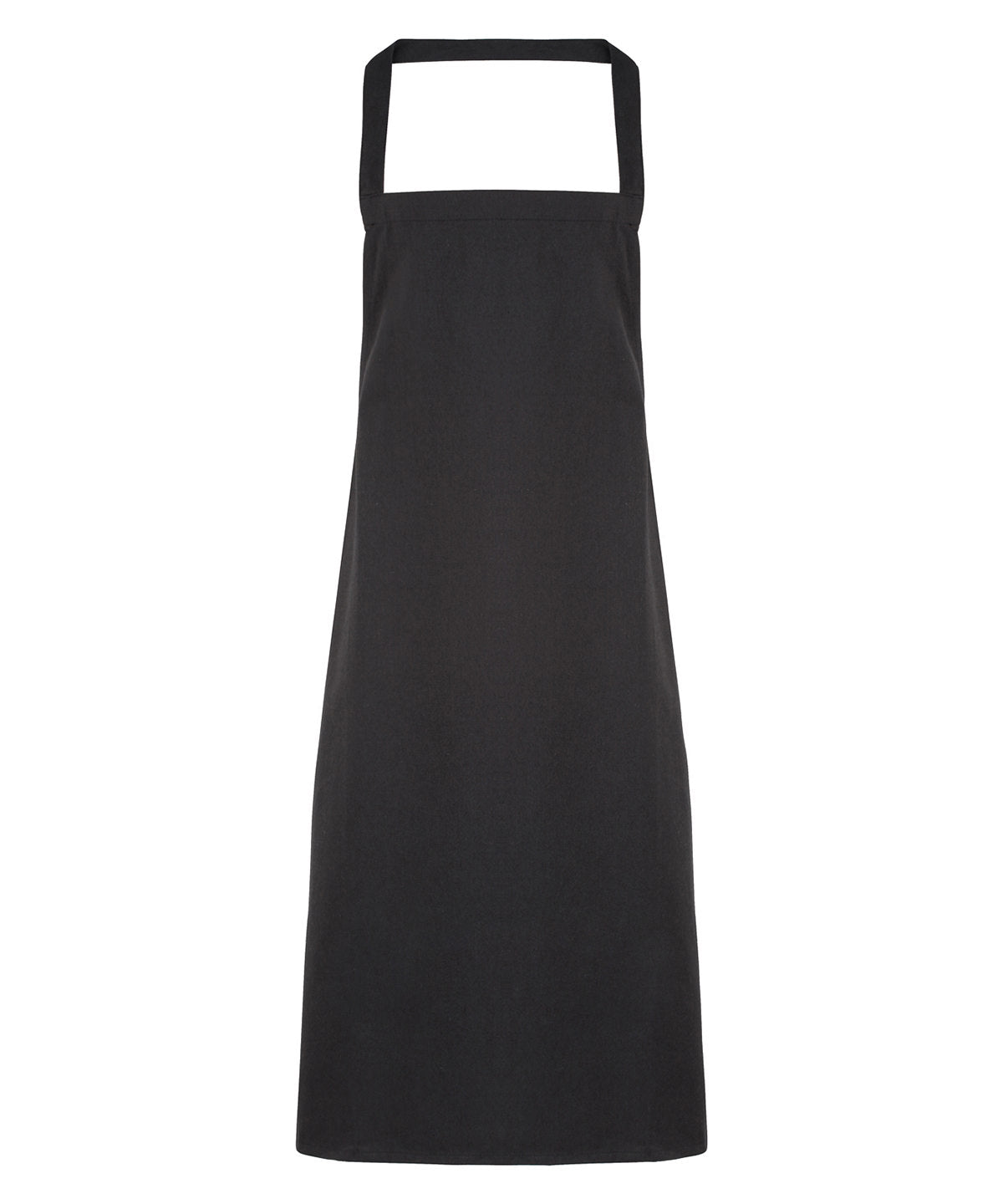 100% Organic Cotton Bib Apron in Black