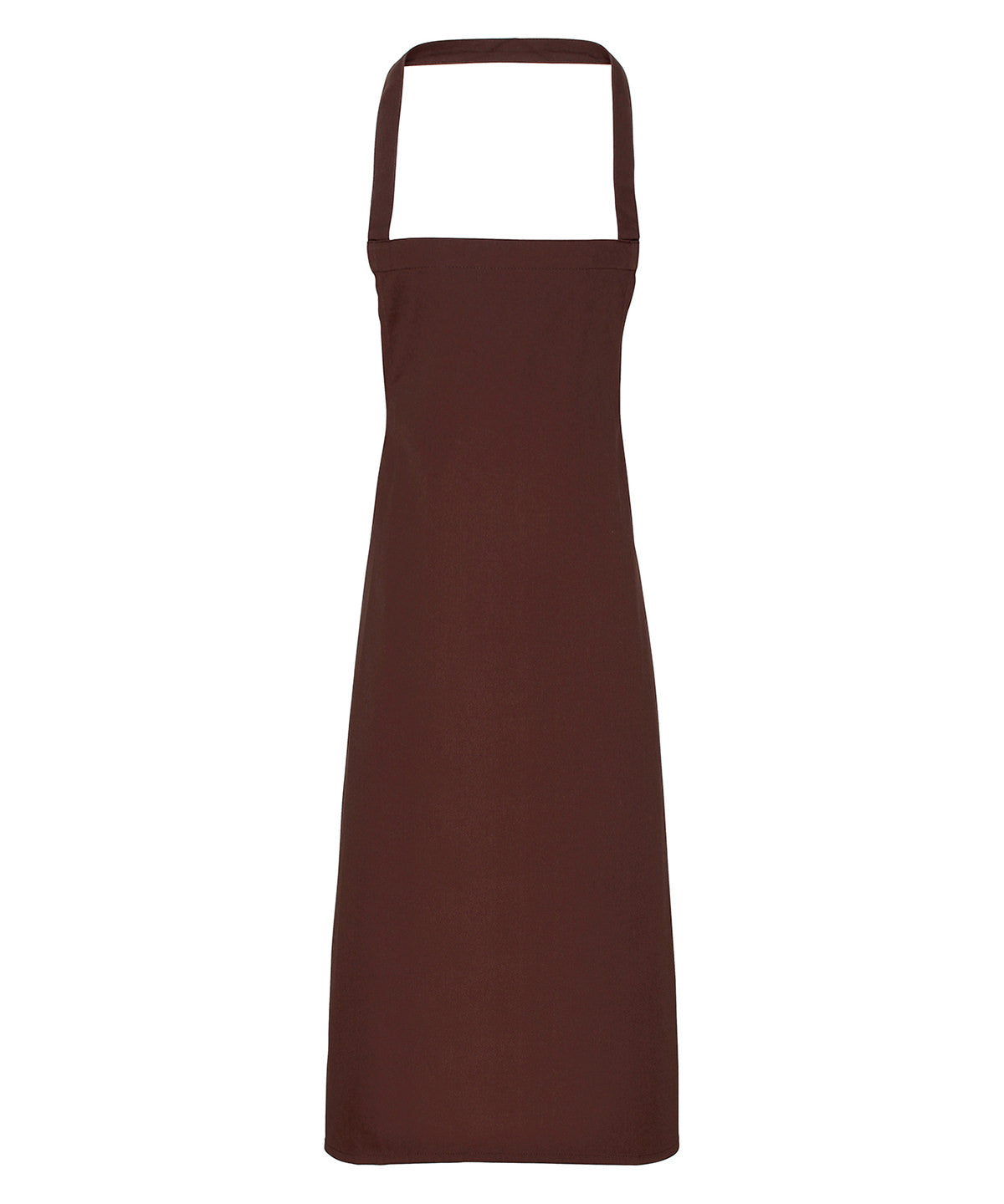 100% Organic Cotton Bib Apron in Brown