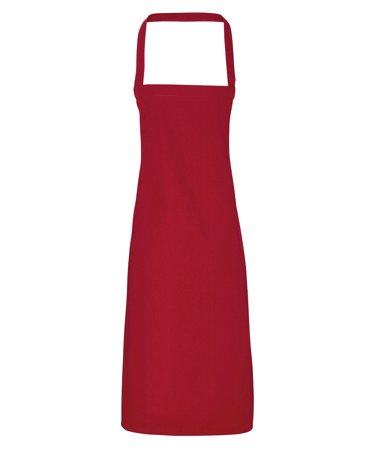 100% Organic Cotton Bib Apron in Burgundy