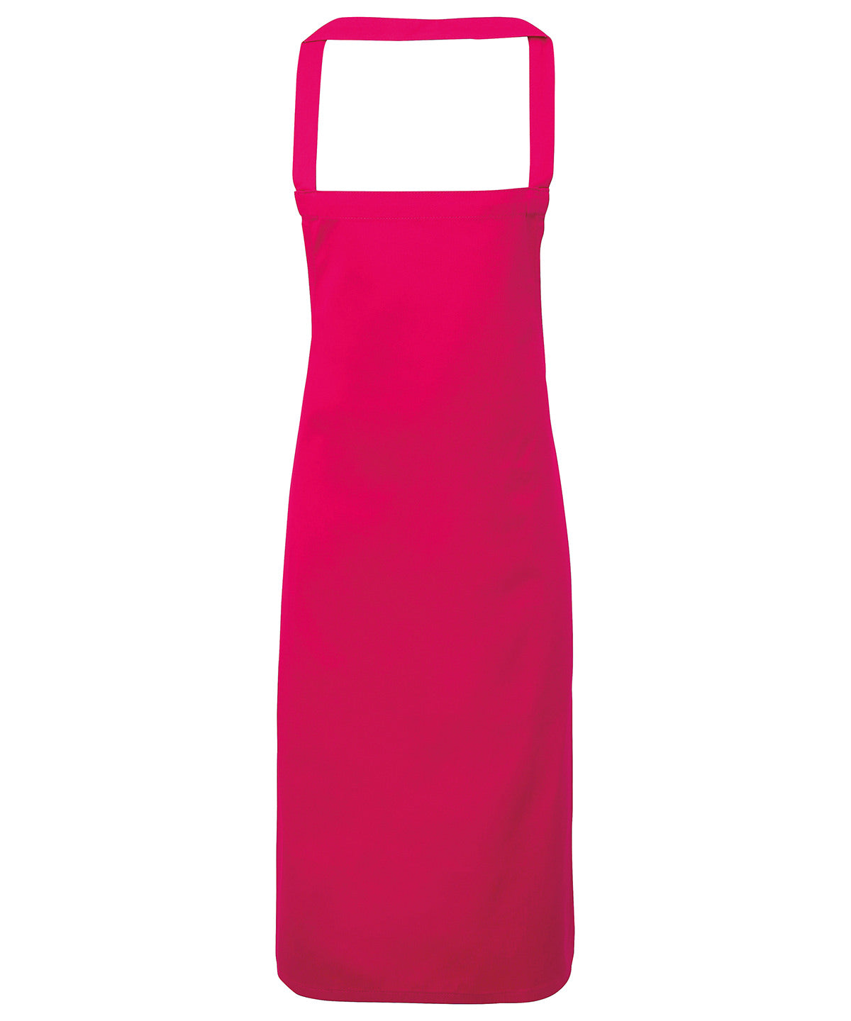 100% Organic Cotton Bib Apron in Hot Pink