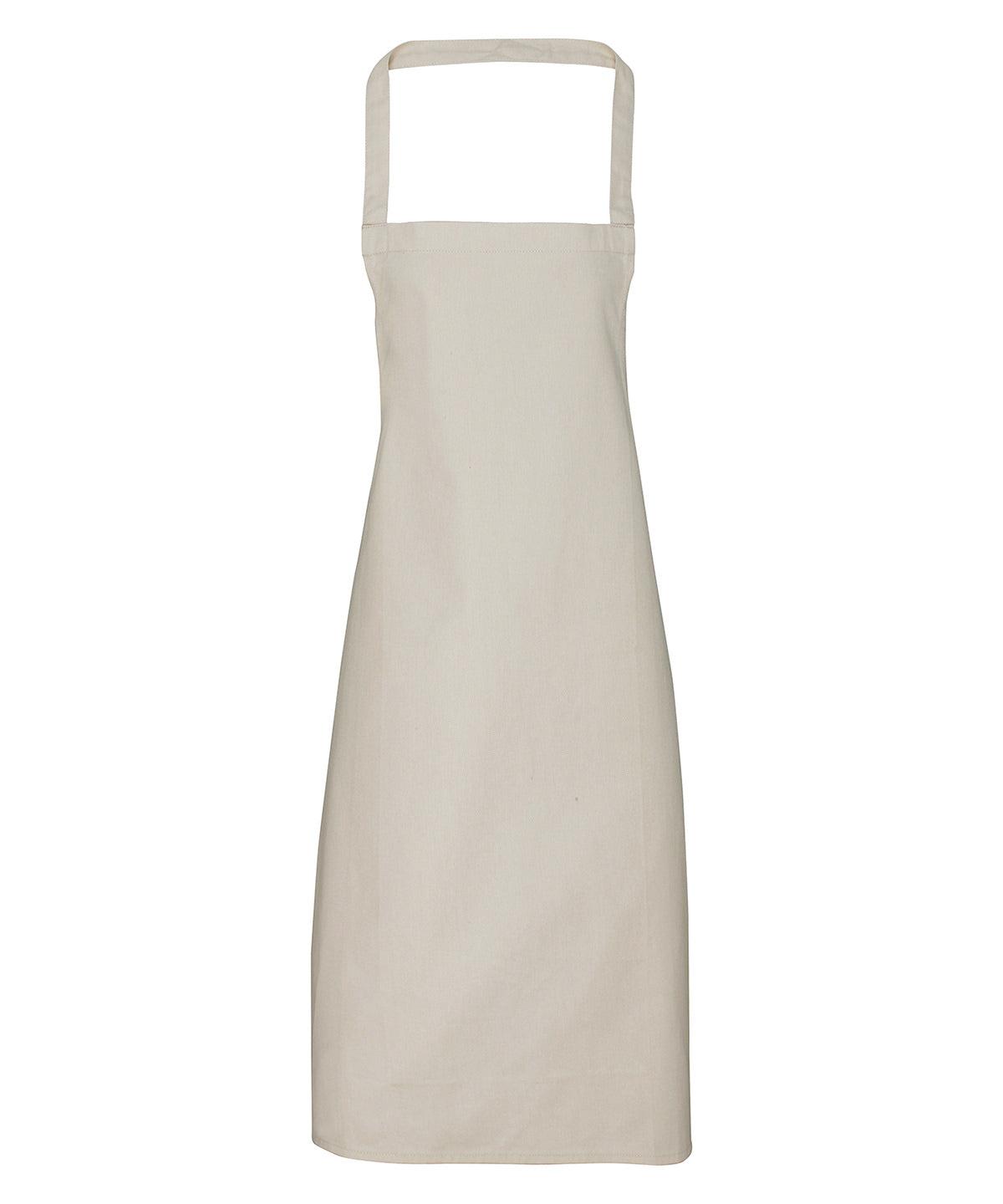 100% Organic Cotton Bib Apron in Natural