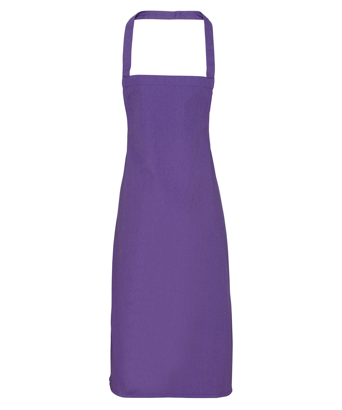 100% Organic Cotton Bib Apron in Purple