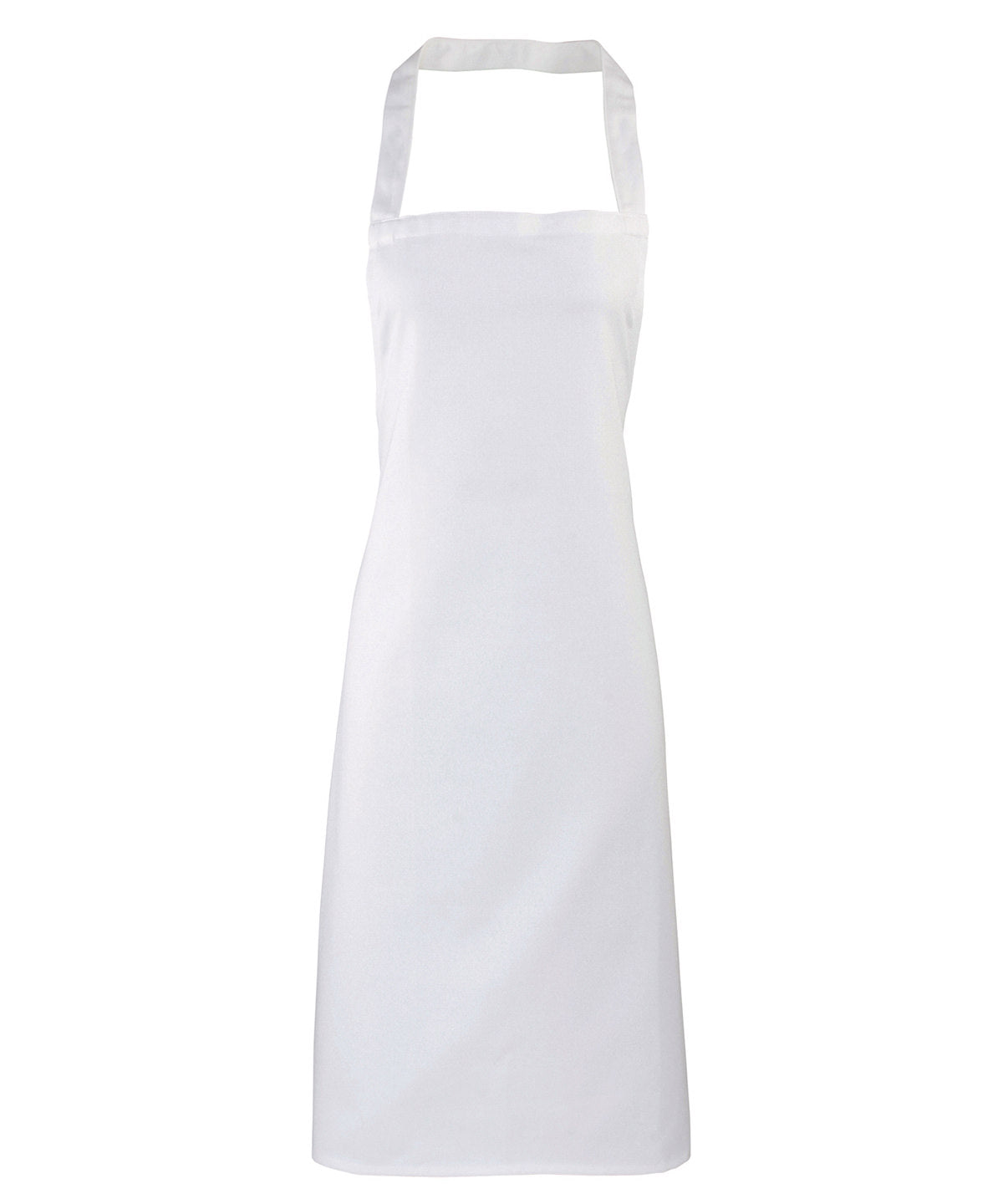 100% Organic Cotton Bib Apron in White