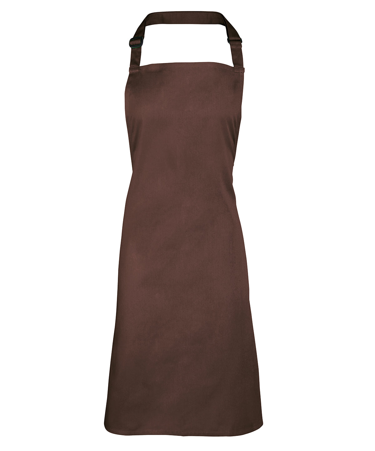 Colours Bib Apron in Brown