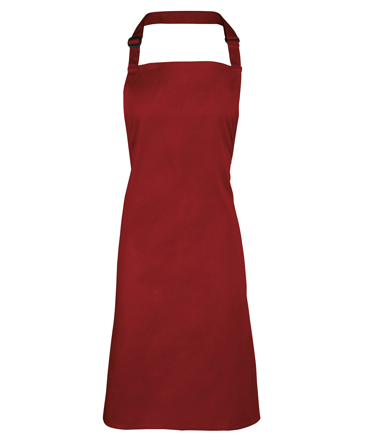 Colours Bib Apron in Burgundy