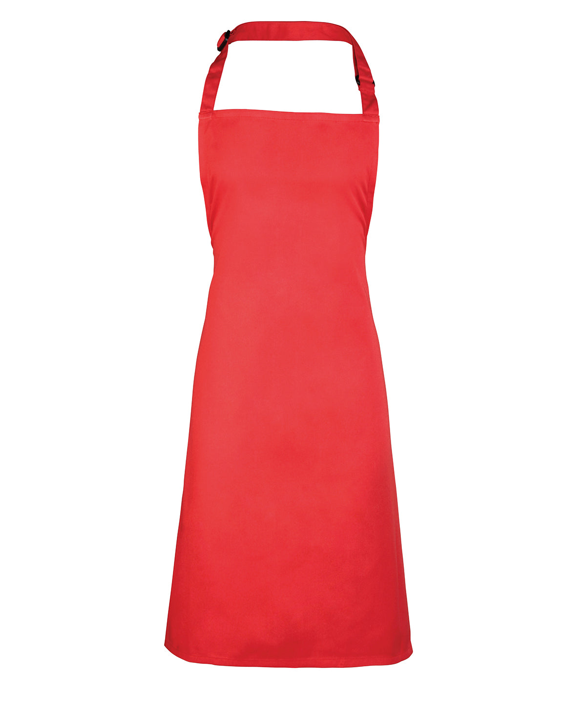 Colours Bib Apron in Strawberry Red