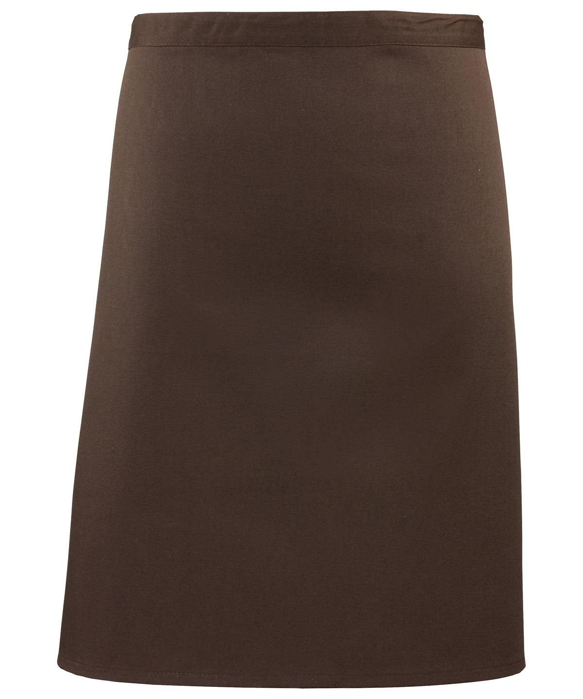 Colours Mid-Length Apron in Brown