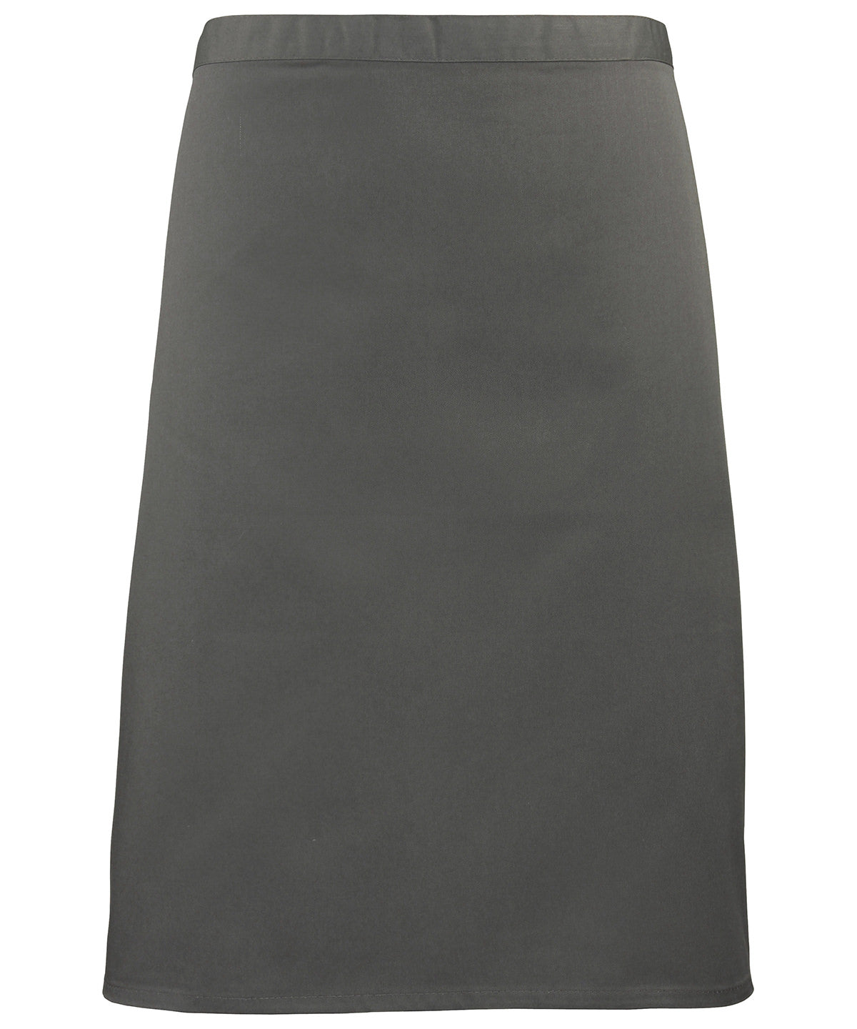 Colours Mid-Length Apron in Dark Grey