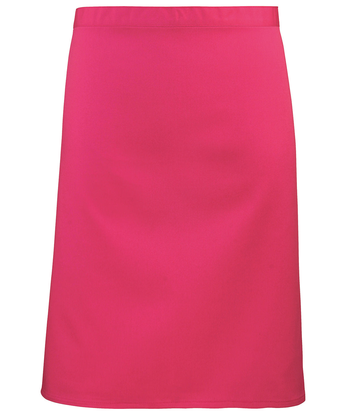 Colours Mid-Length Apron in Hot Pink