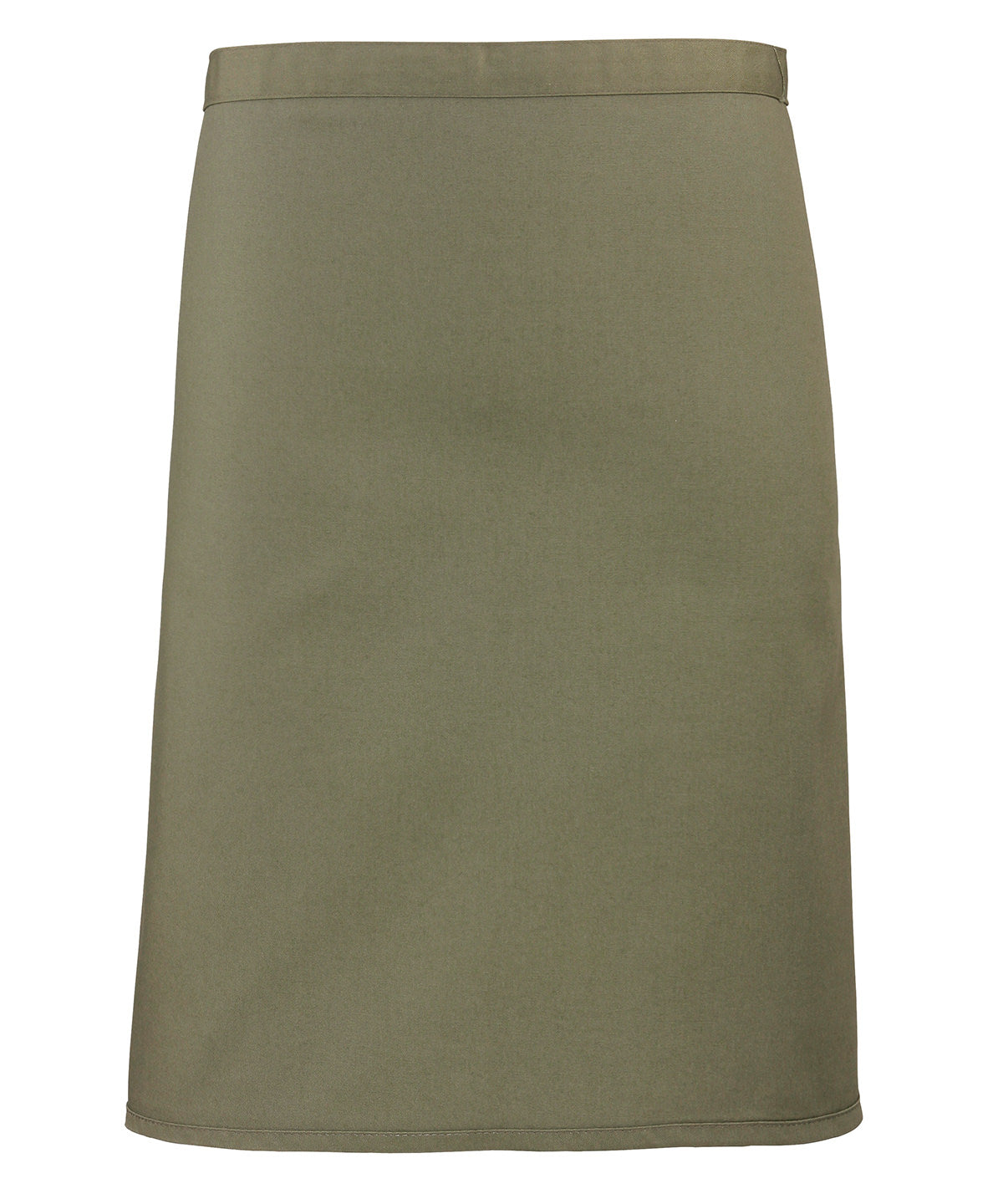 Colours Mid-Length Apron in Olive
