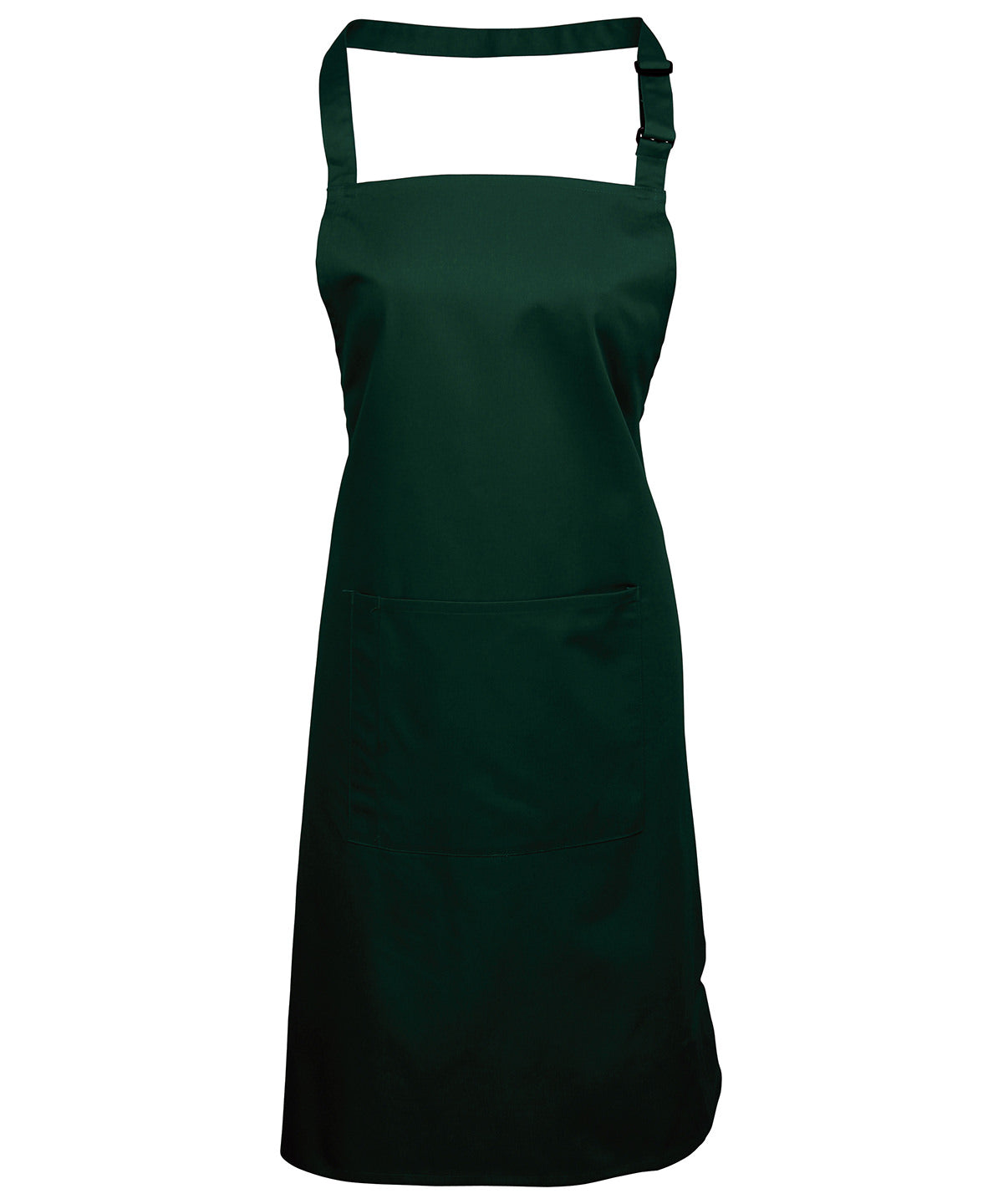 Colours Bib Apron with Pocket in Bottle