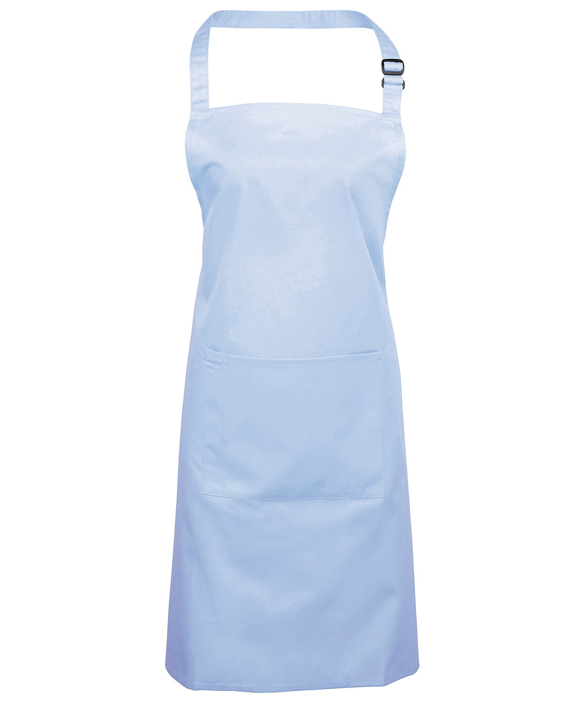 Colours Bib Apron with Pocket in Light Blue