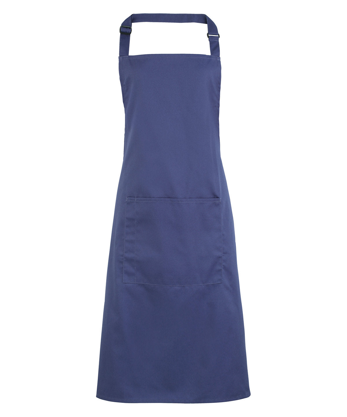 Colours Bib Apron with Pocket in Marine Blue