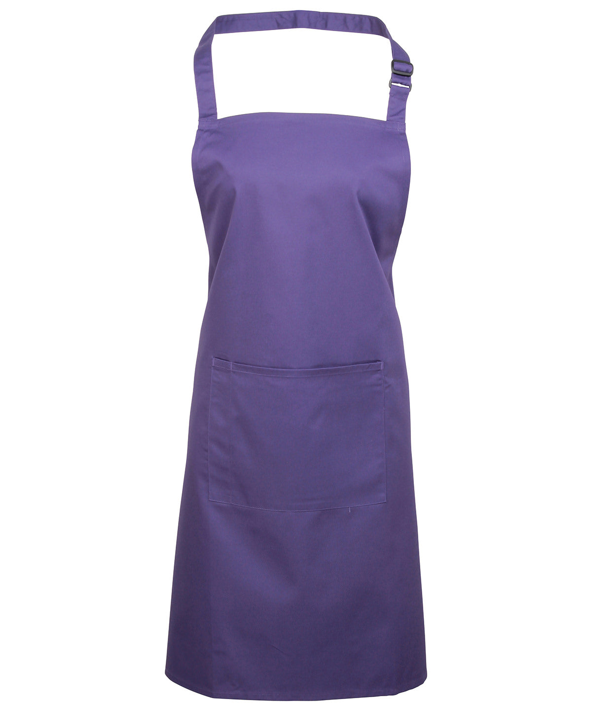 Colours Bib Apron with Pocket in Purple