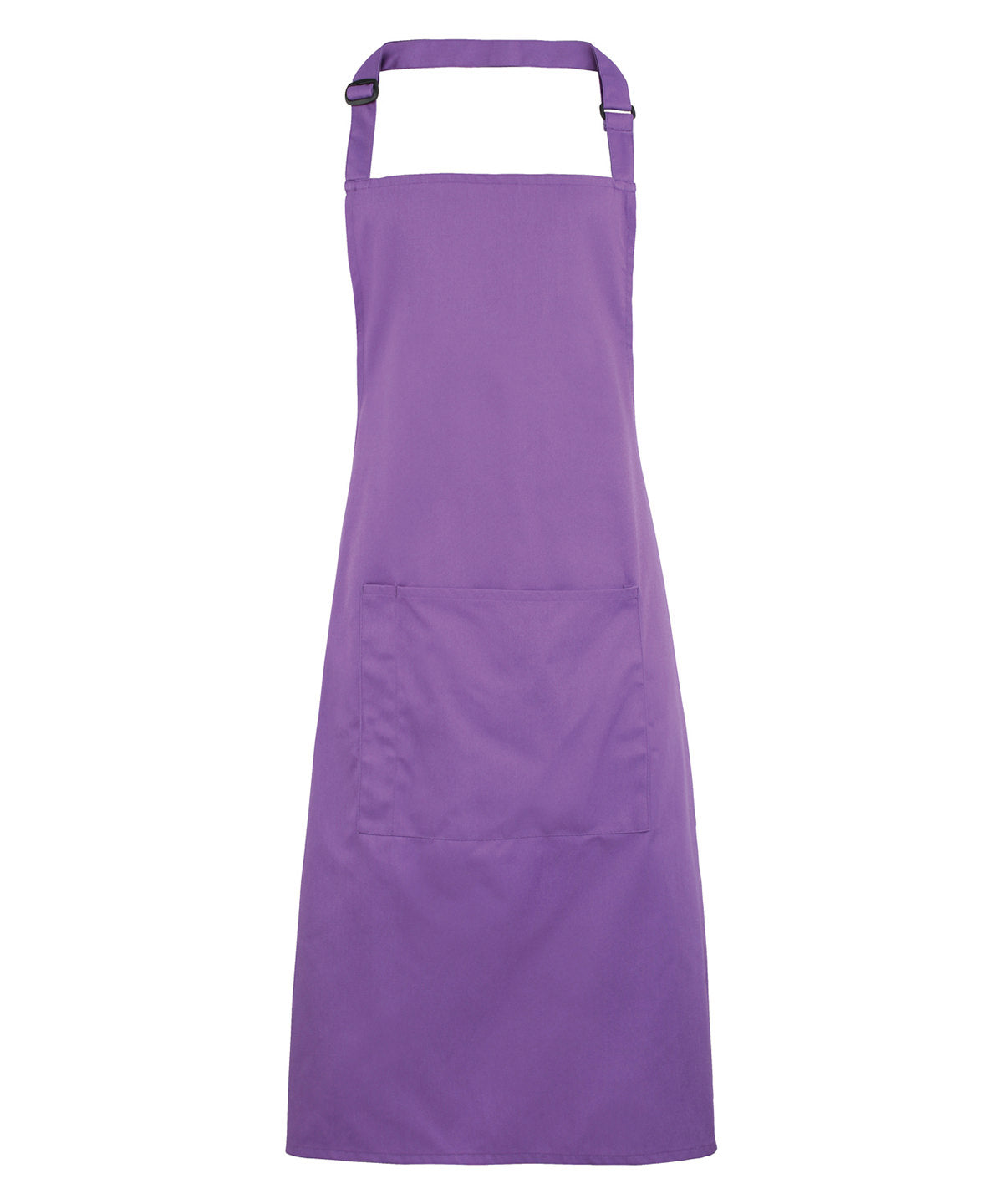 Colours Bib Apron with Pocket in Rich Violet