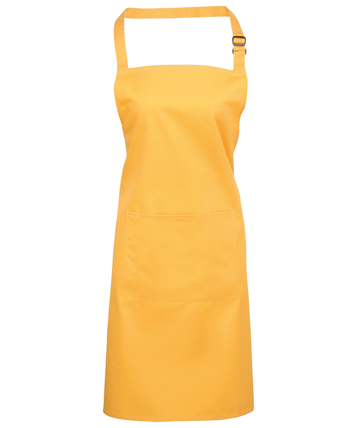 Colours Bib Apron with Pocket in Sunflower