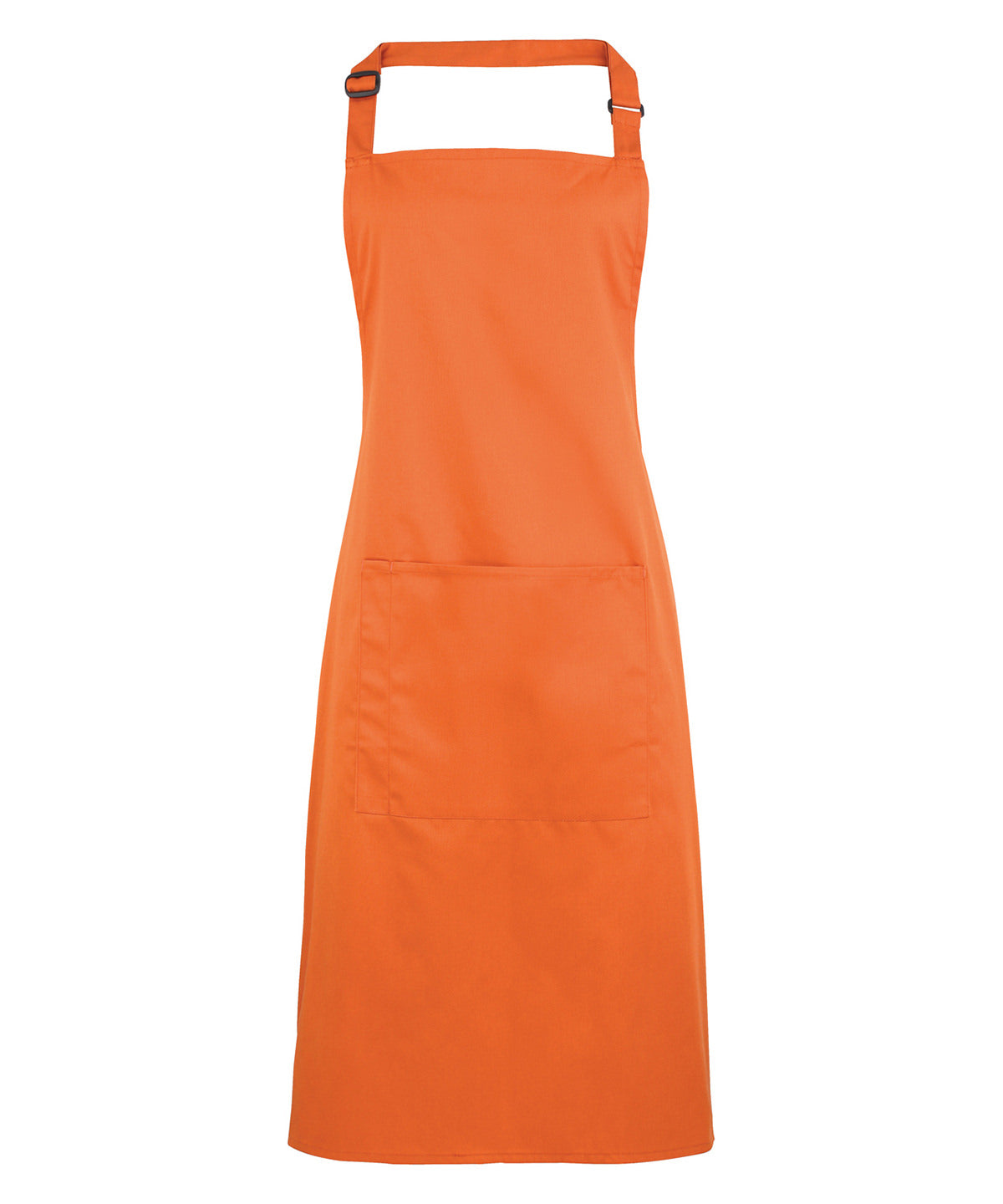 Colours Bib Apron with Pocket in Terracotta