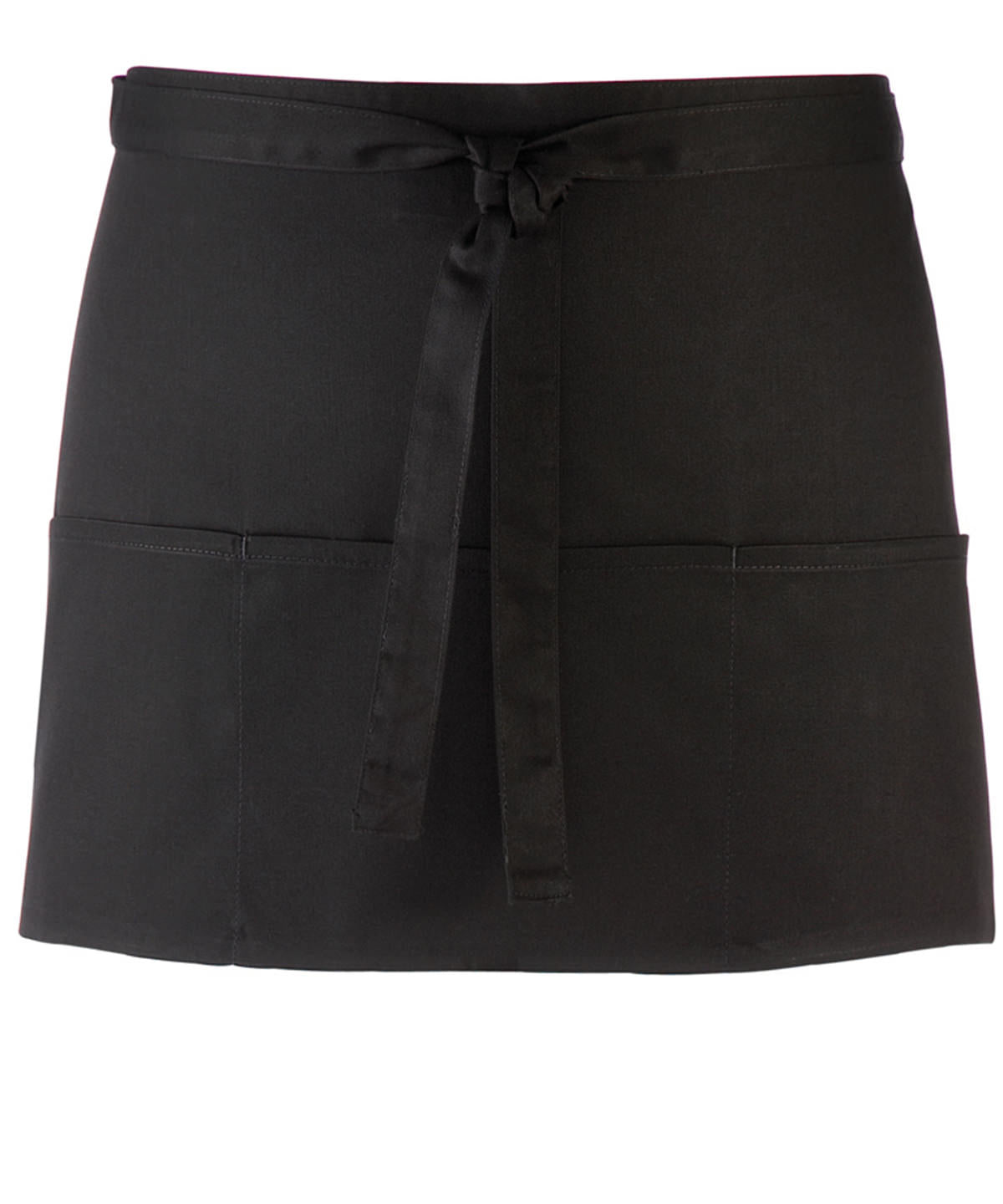 Colours 3-Pocket Apron in Black
