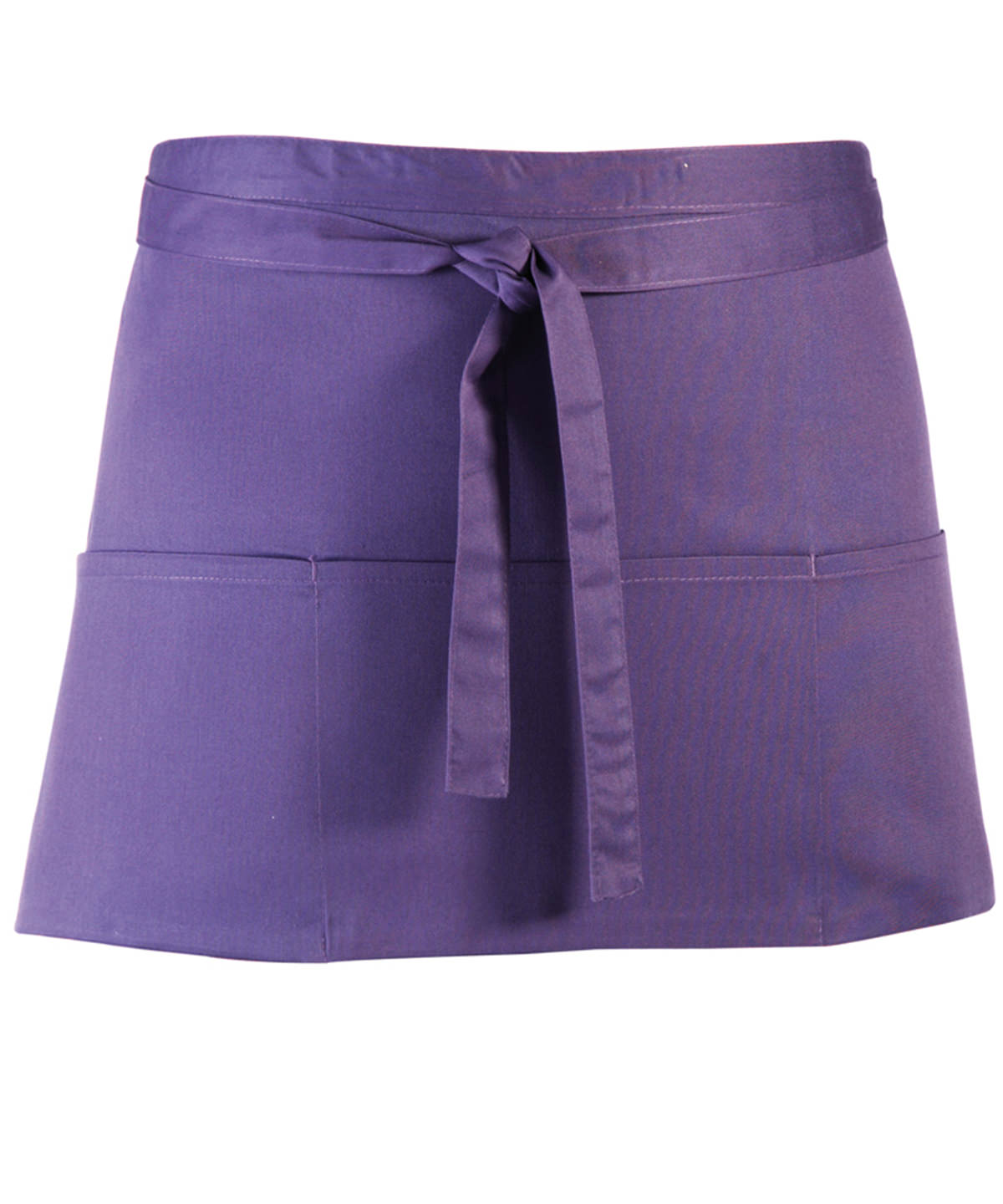 Colours 3-Pocket Apron in Purple