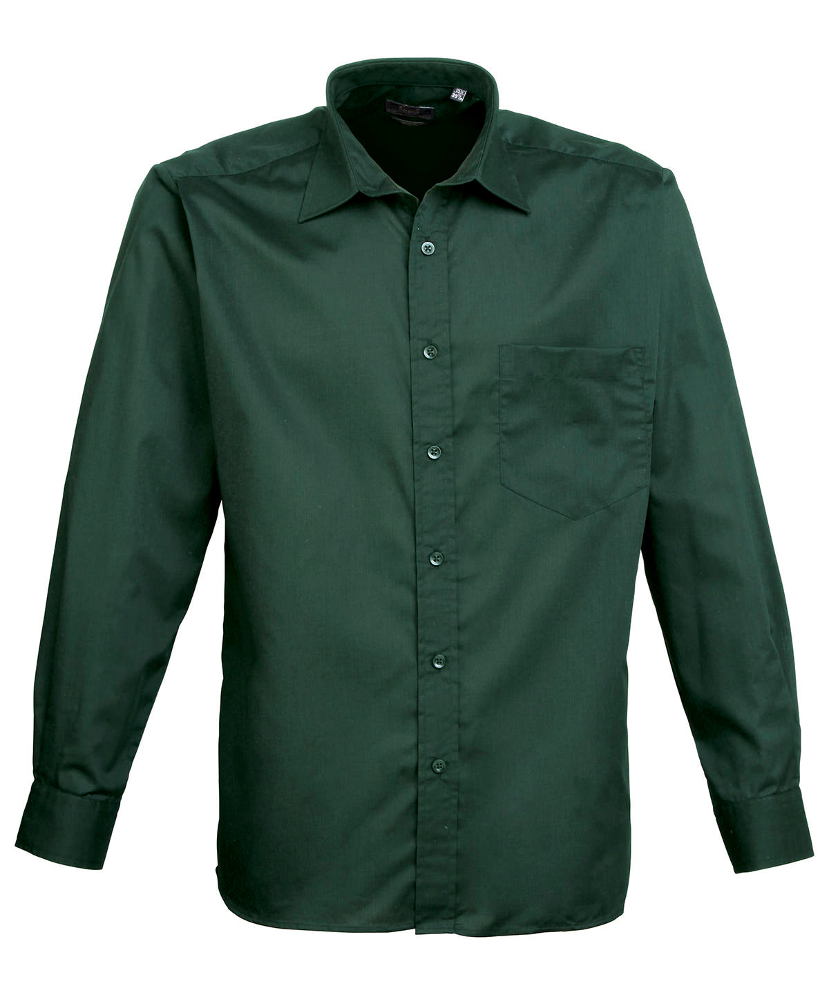 Long Sleeve Poplin Shirt in Bottle