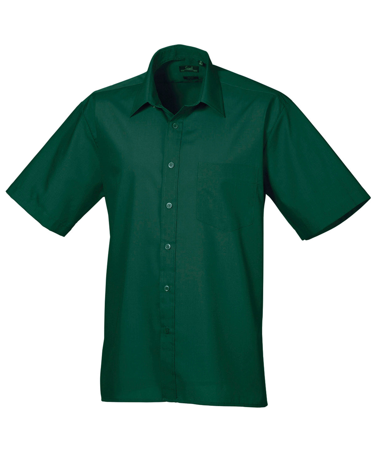 Short Sleeve Poplin Shirt in Bottle