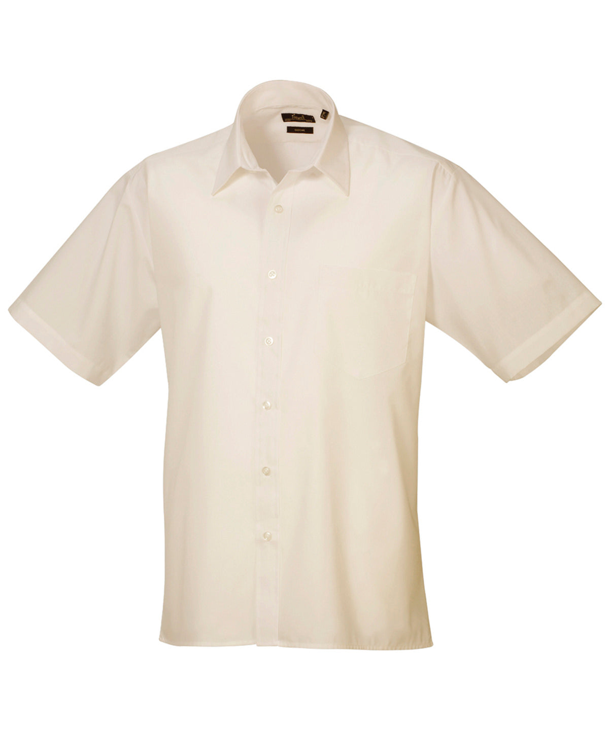 Short Sleeve Poplin Shirt in Natural