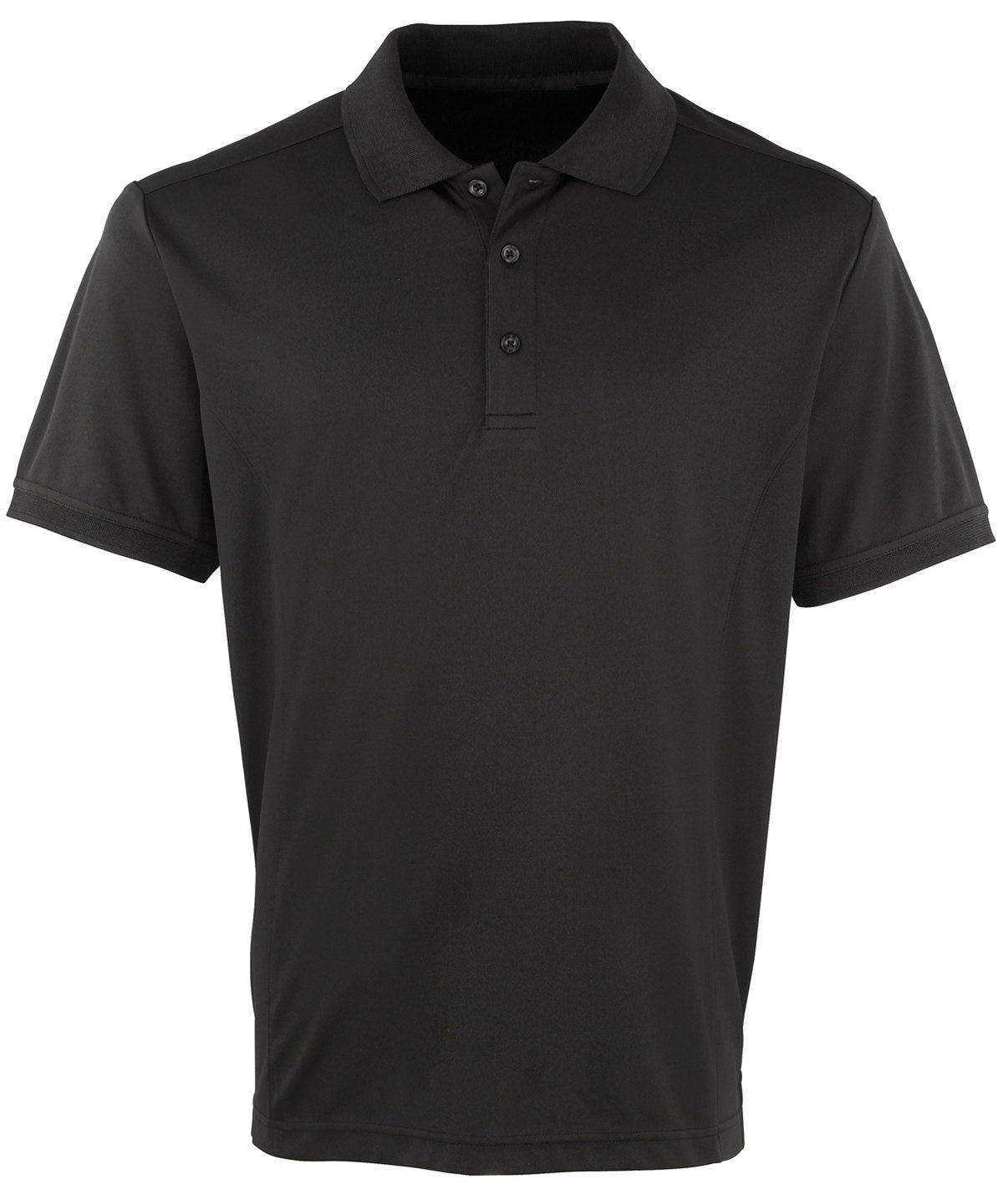 Coolchecker® Piqué Polo in Black