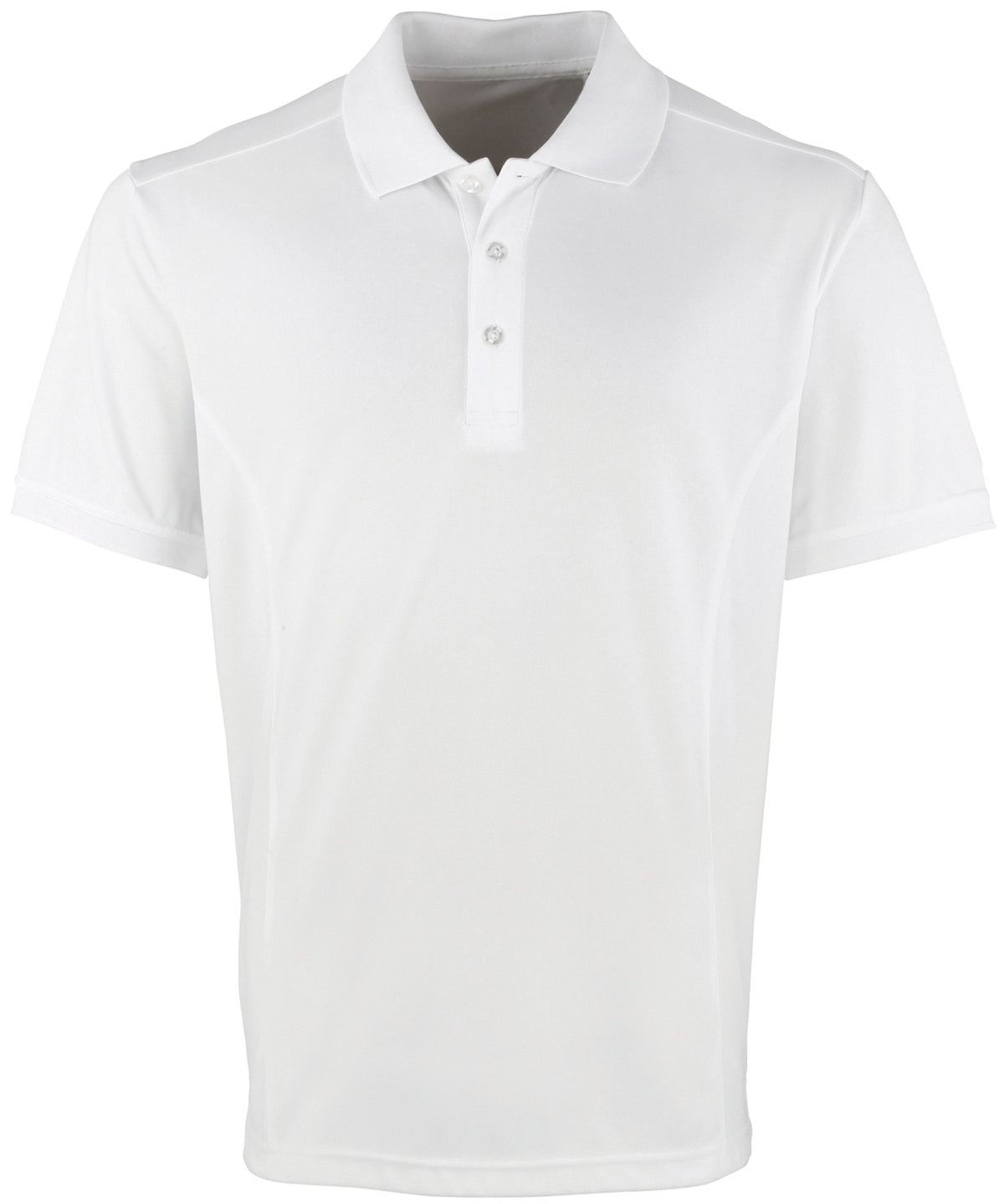 Coolchecker® Piqué Polo in White