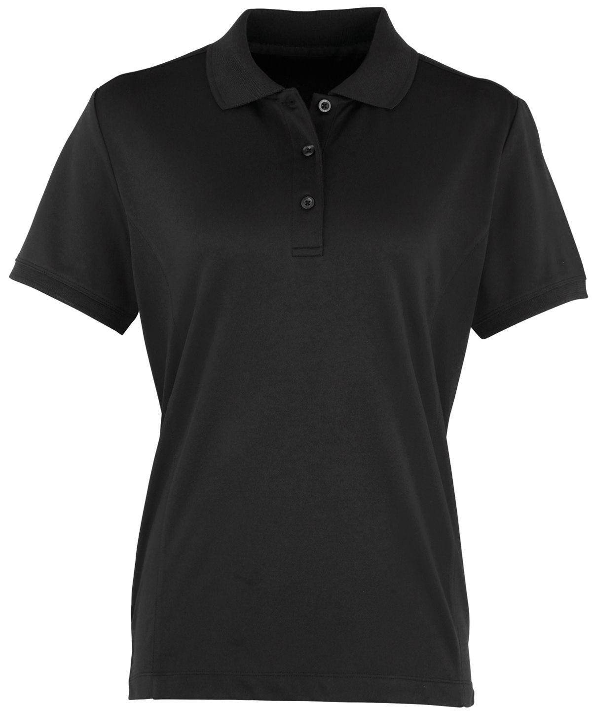 Women's Coolchecker® Piqué Polo in Black