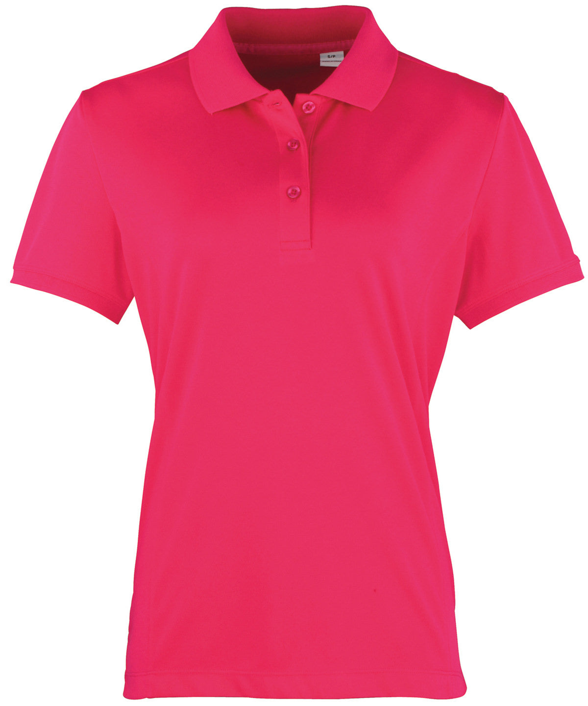 Women's Coolchecker® Piqué Polo in Hot Pink