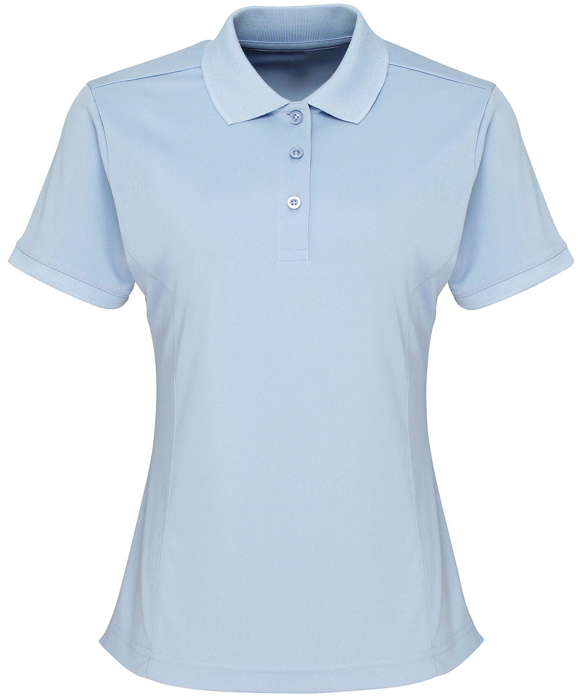 Women's Coolchecker® Piqué Polo in Light Blue