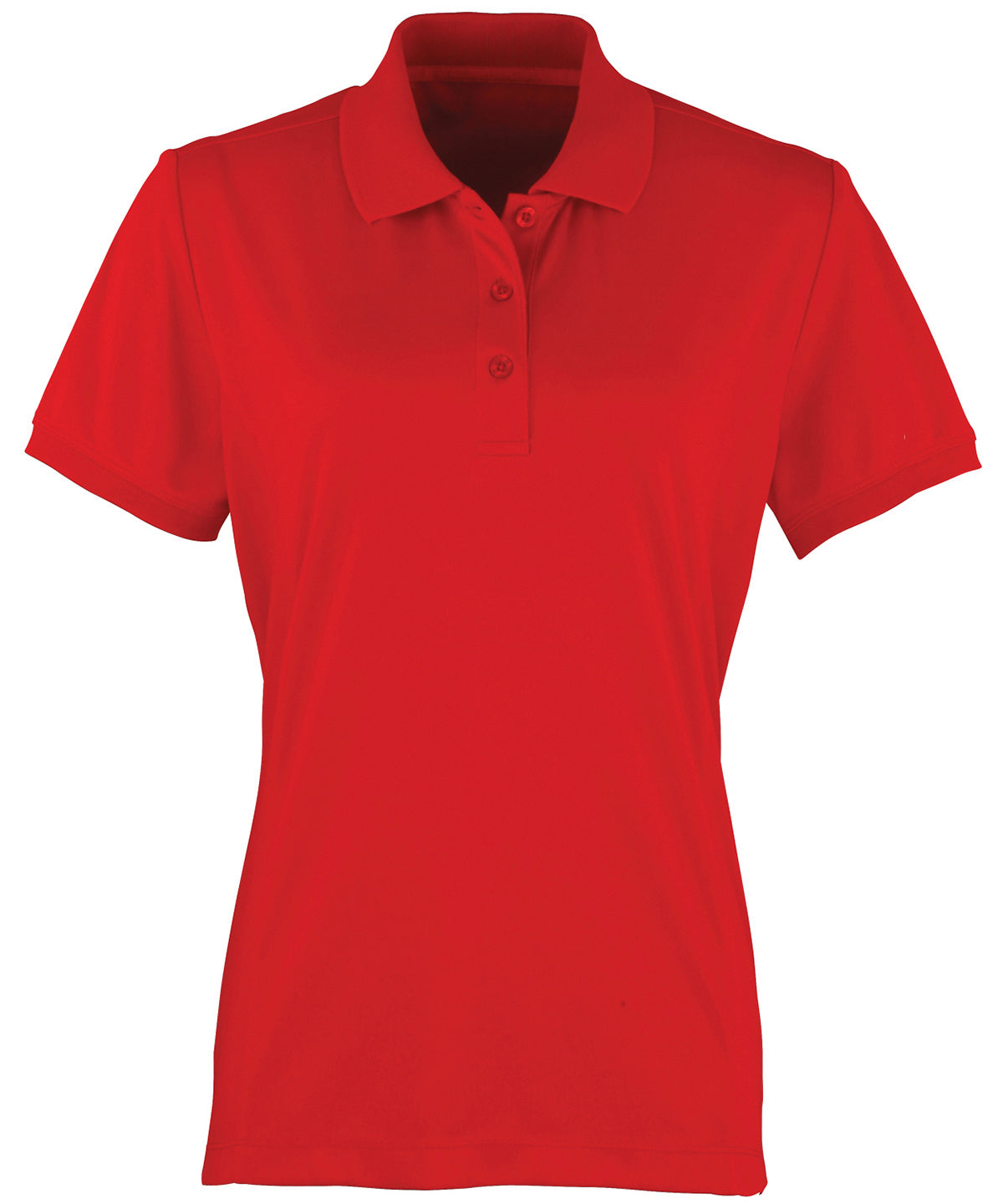 Women's Coolchecker® Piqué Polo in Red