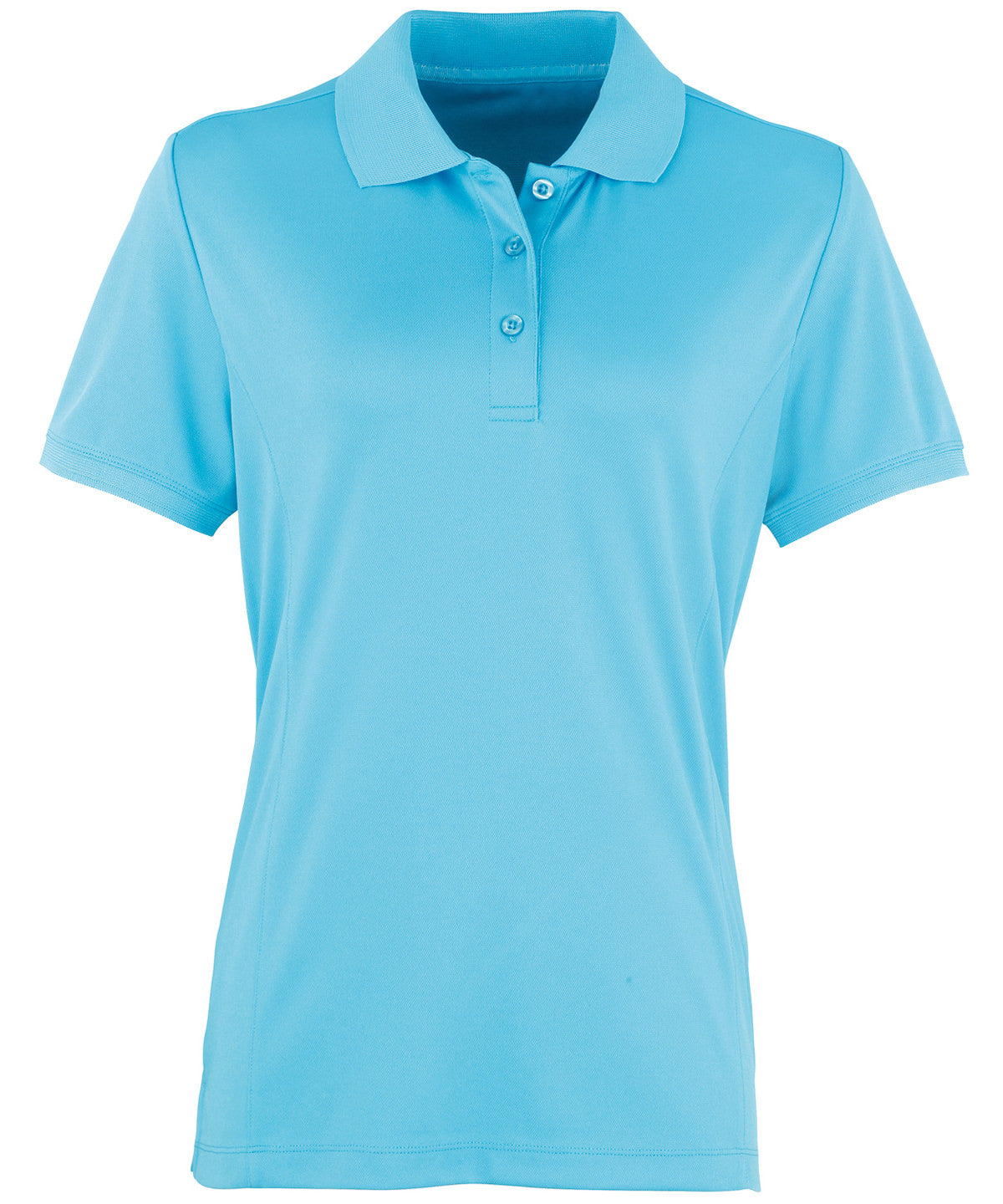 Women's Coolchecker® Piqué Polo in Turquoise