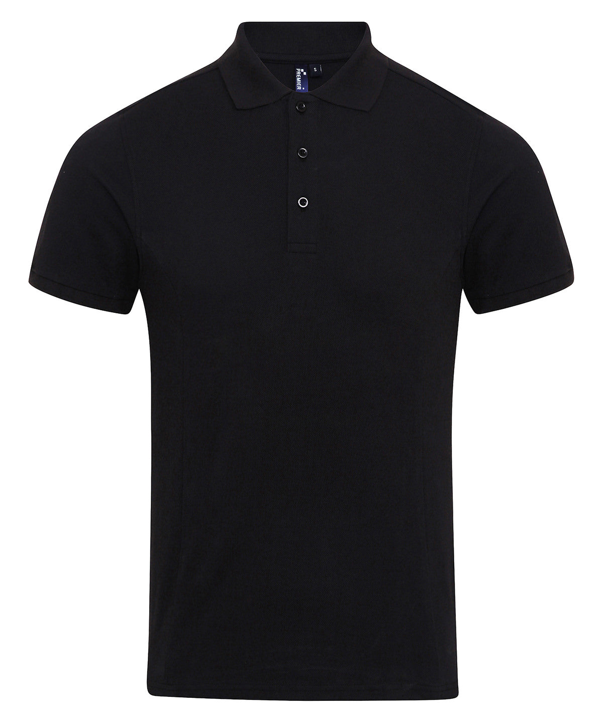 Coolchecker® Plus Piqué Polo in Black