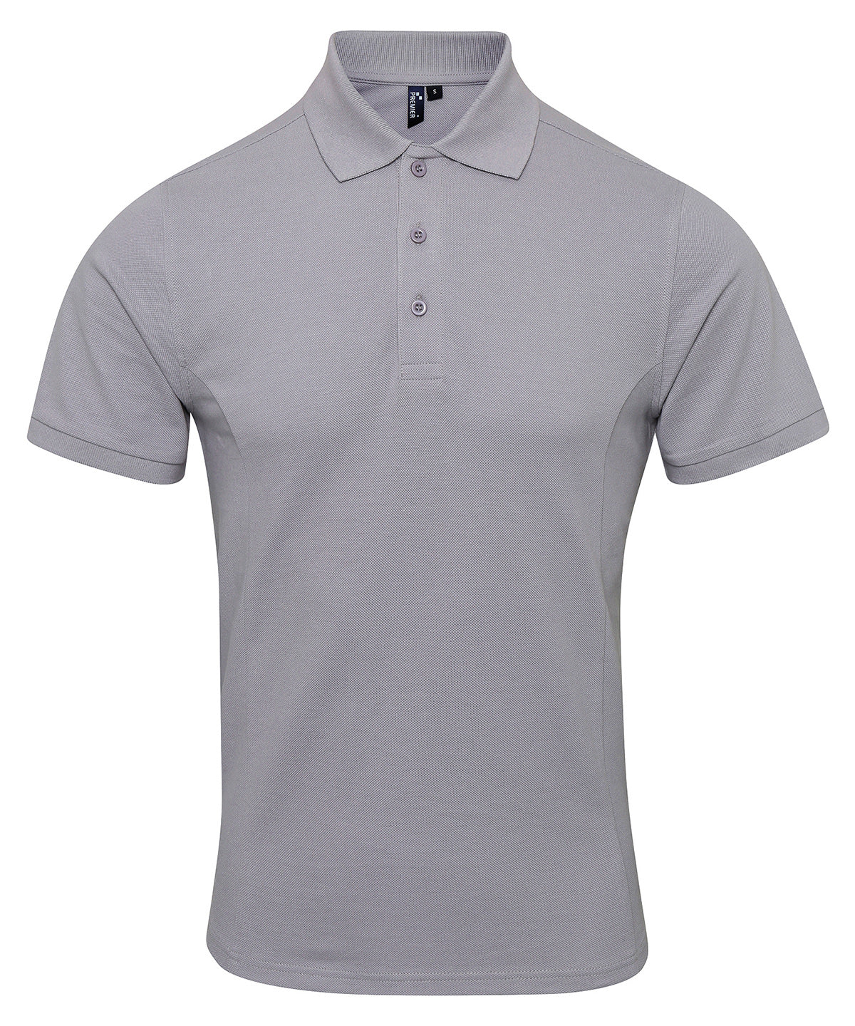 Coolchecker® Plus Piqué Polo in Silver