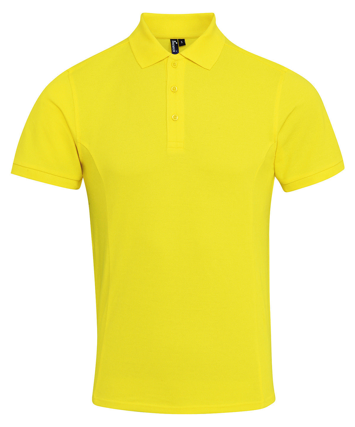Coolchecker® Plus Piqué Polo in Yellow