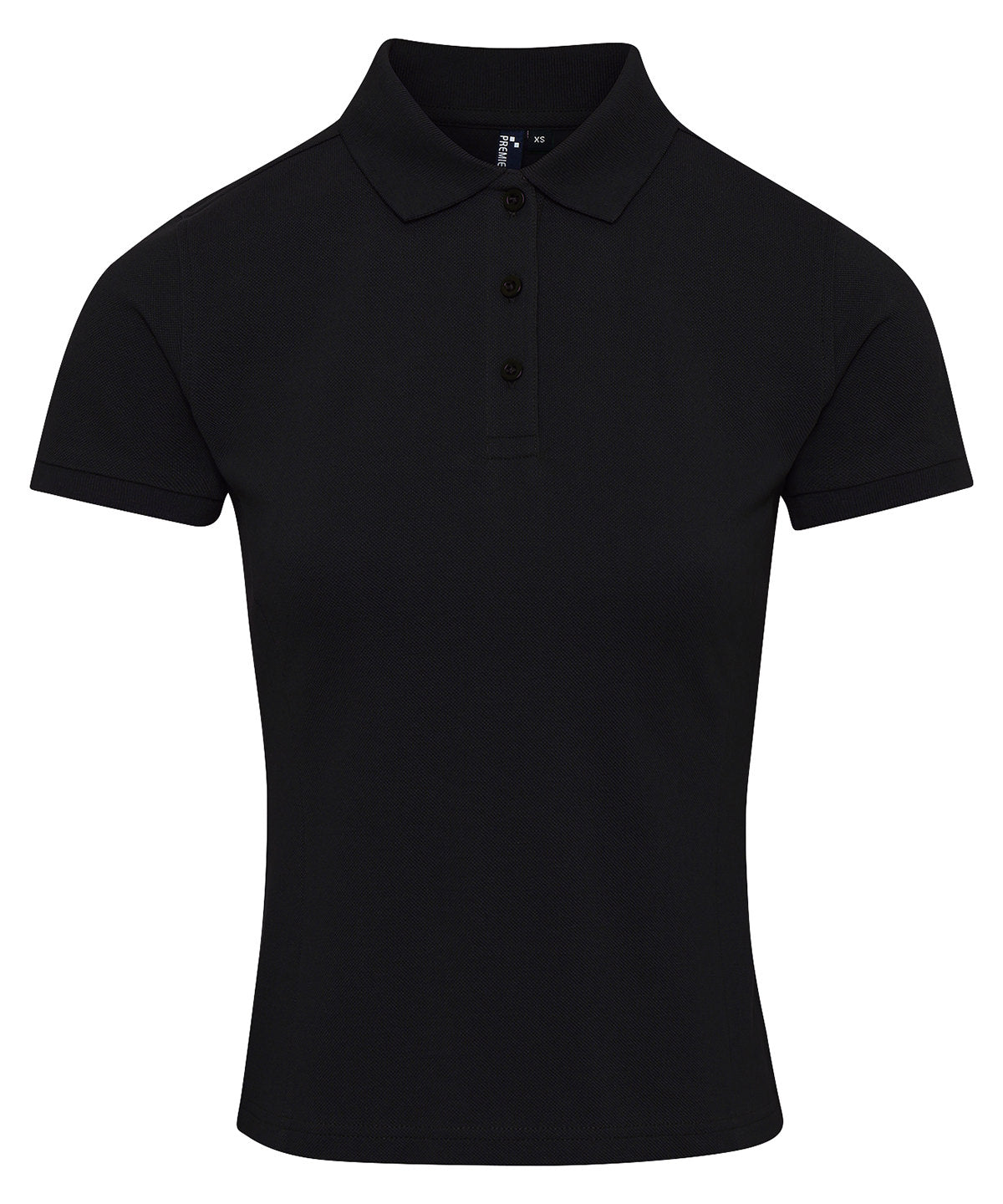 Women's Coolchecker® Plus Piqué Polo in Black
