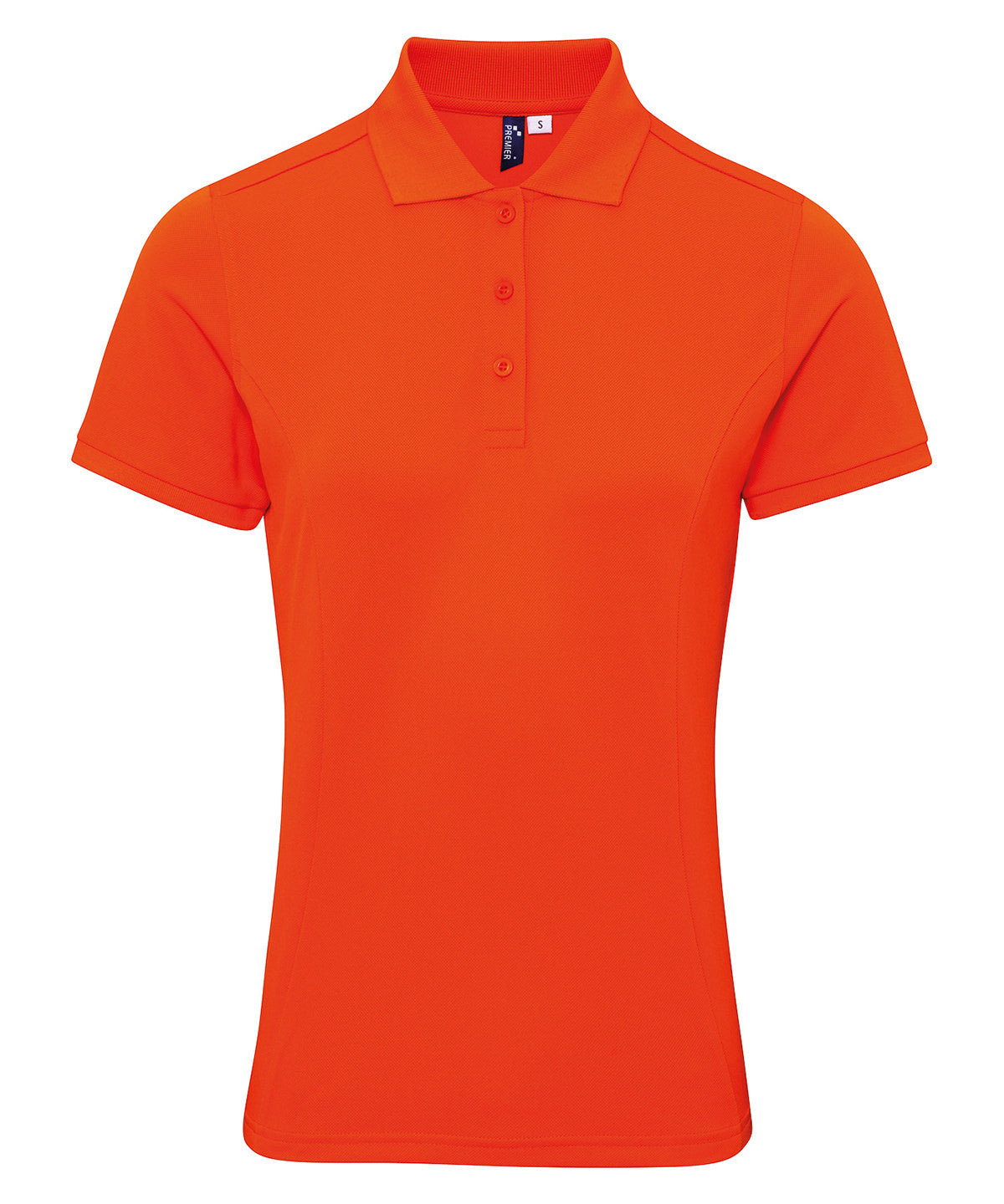 Women's Coolchecker® Plus Piqué Polo in Orange