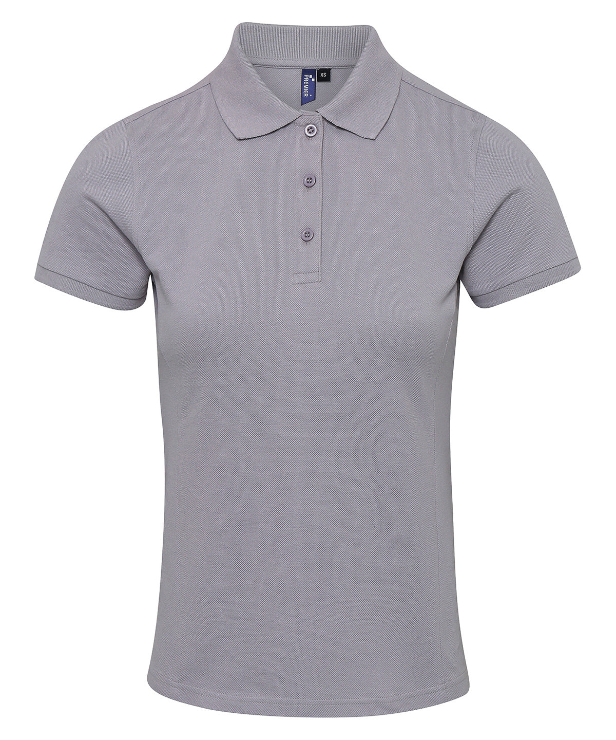 Women's Coolchecker® Plus Piqué Polo in Silver