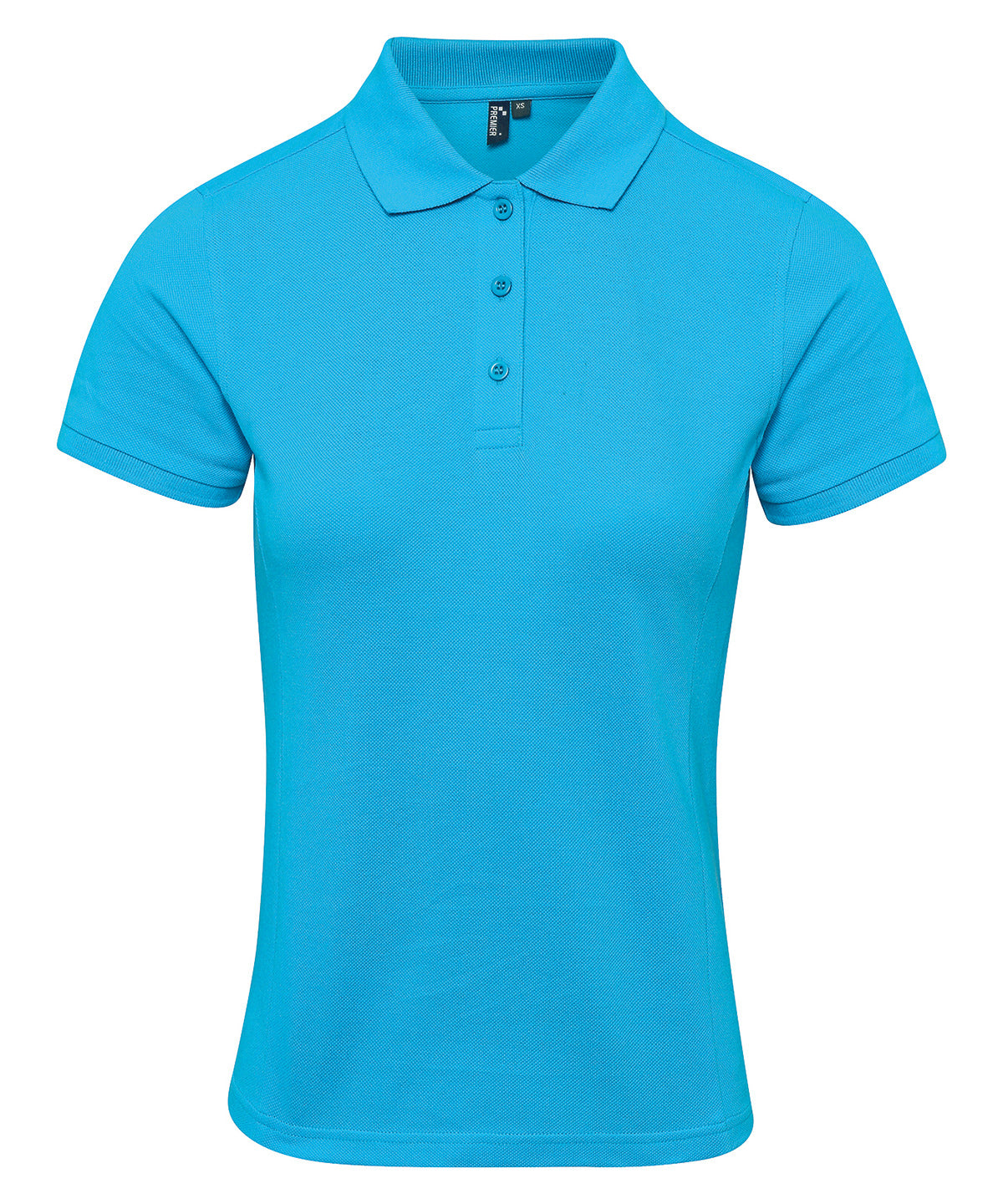 Women's Coolchecker® Plus Piqué Polo in Turquoise
