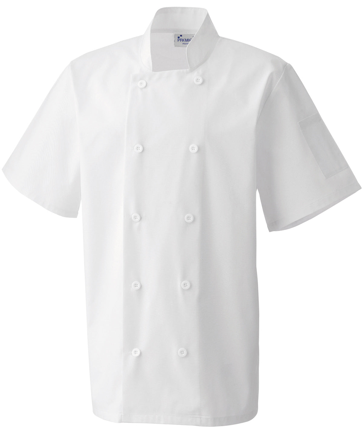 Short Sleeve Chef’s Jacket in White