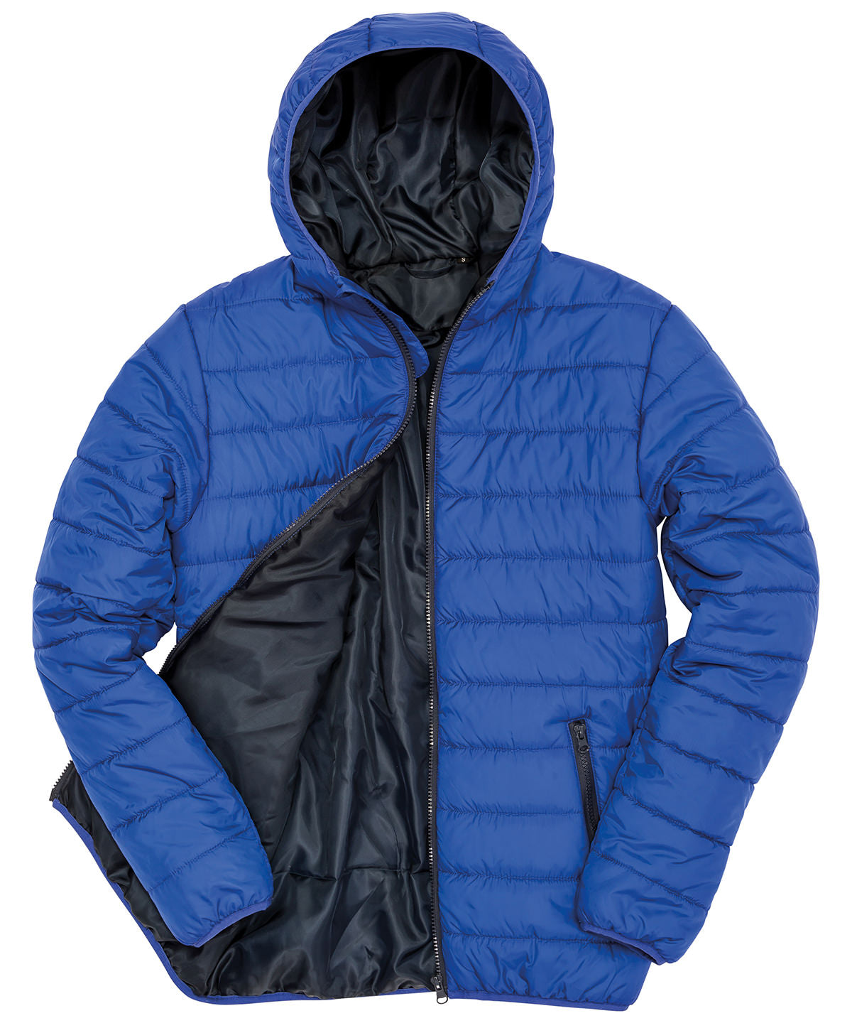 Soft Padded Jacket in Royal/Navy