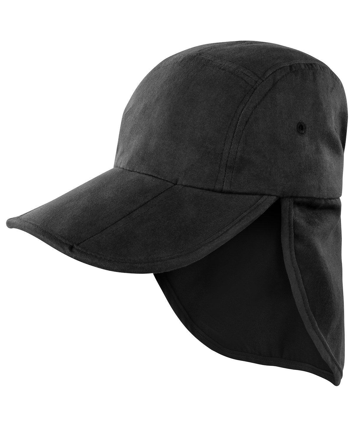 Fold-Up Legionnaire's Cap in Black