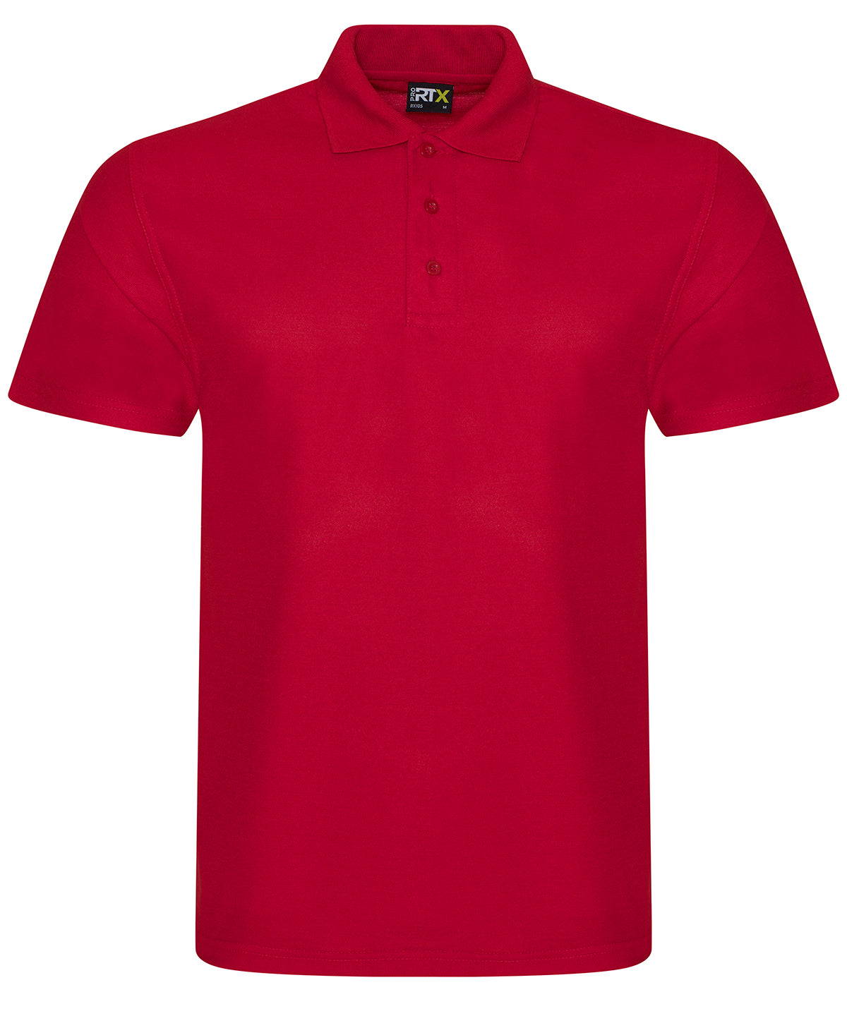 Pro Polyester Polo in Red