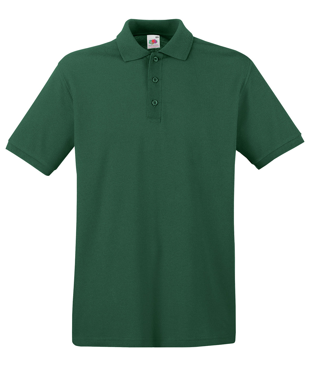 Premium Polo in Bottle Green
