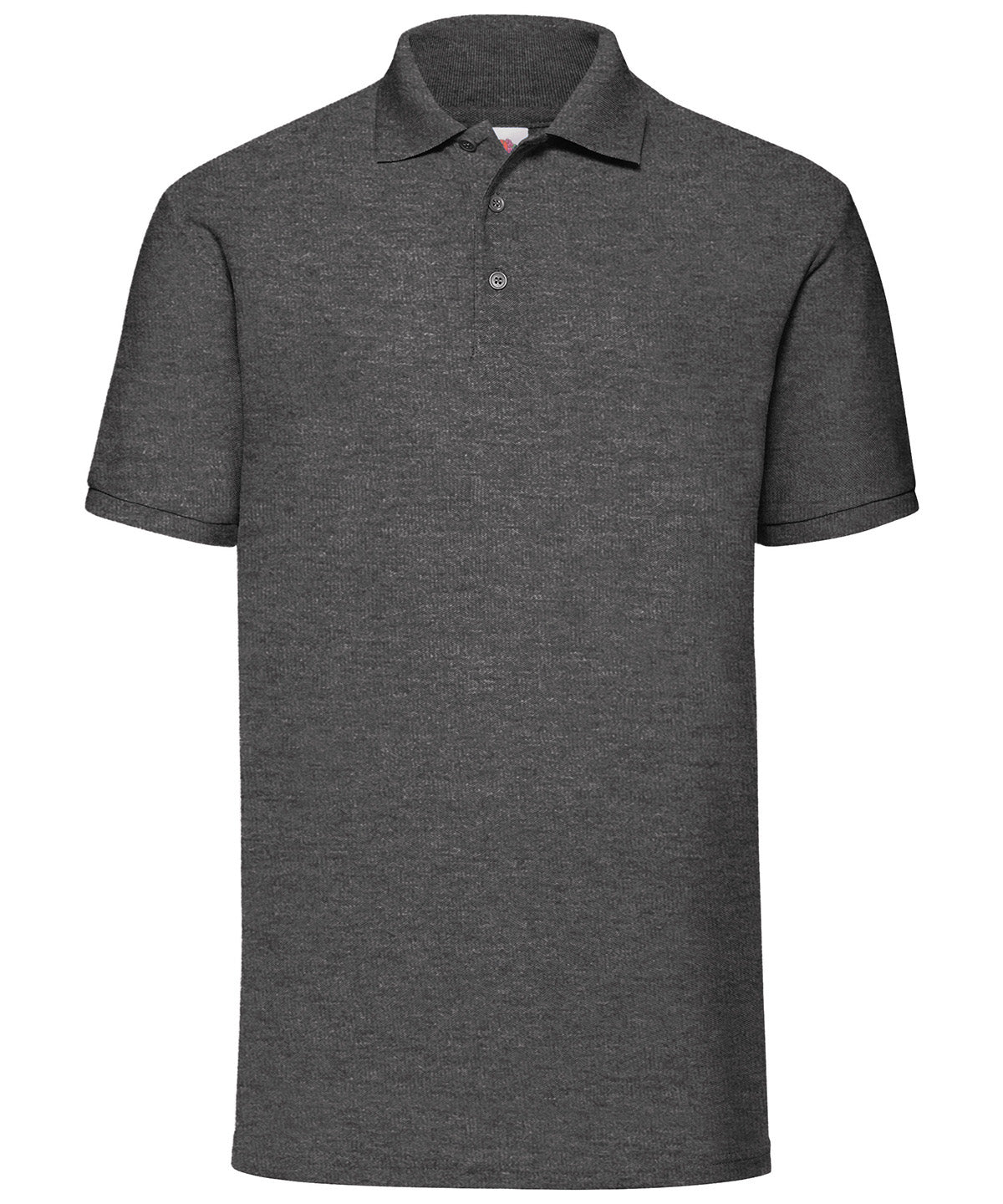 65/35 Polo in Dark Heather Grey