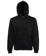 Premium 70/30 Hooded Sweatshirt Jacket in Black