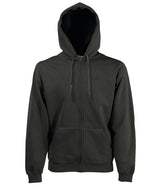 Premium 70/30 Hooded Sweatshirt Jacket in Charcoal