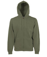 Premium 70/30 Hooded Sweatshirt Jacket in Classic Olive